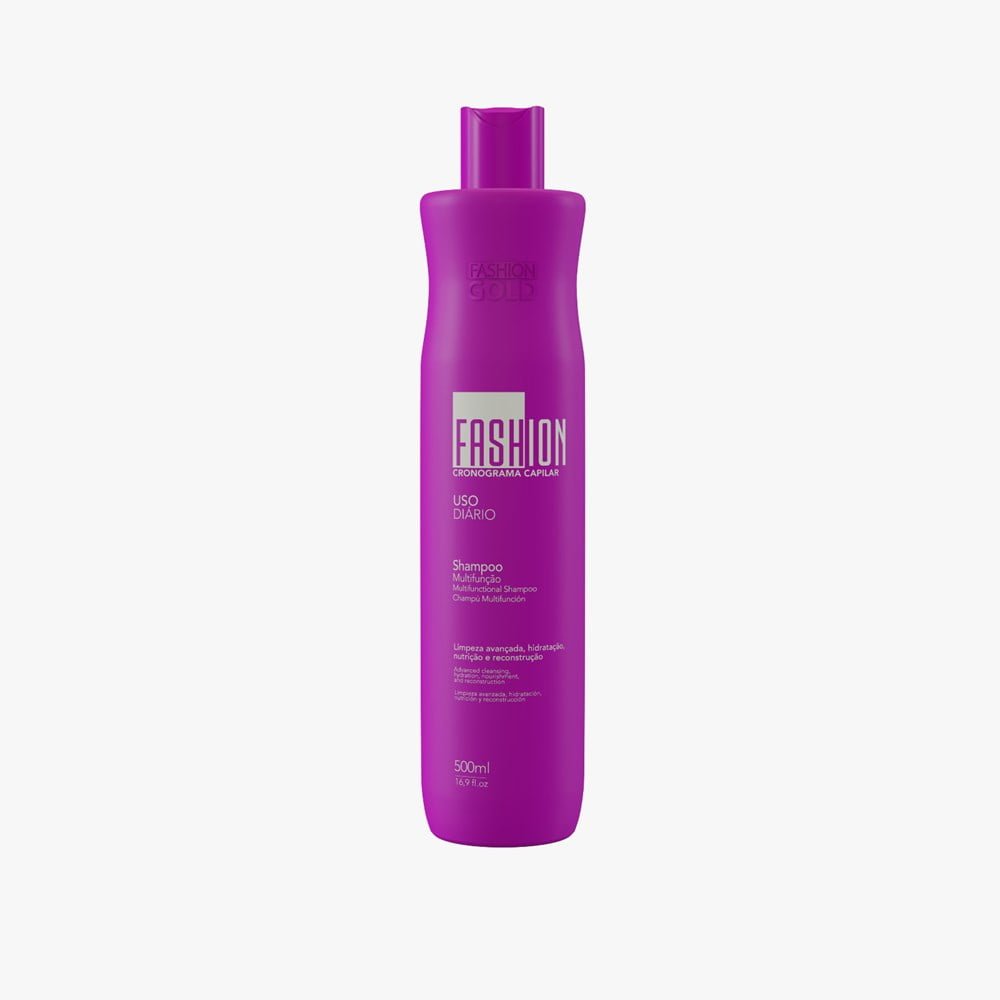 Shampoo Cronograma Capilar 500ml Fashion Gold