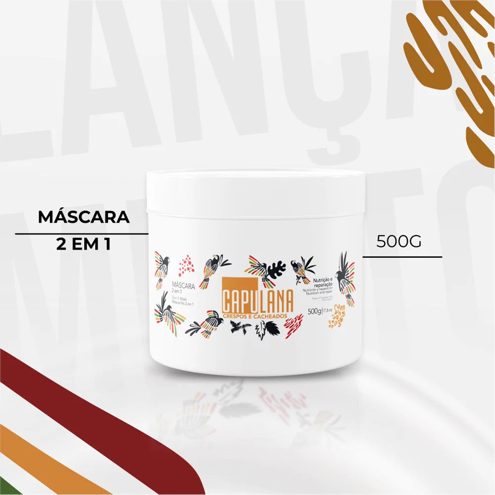 Máscara 2 em 1 Capulana 500g