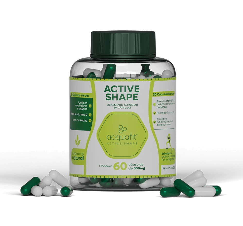 Active Shape Acquafit – 60 Capsulas – Promoção